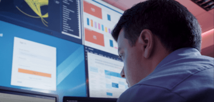 ekco soc analyst viewing threats on screen