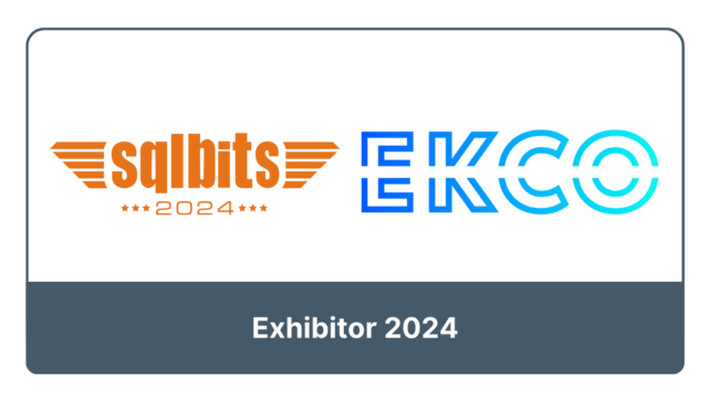 SQLBits Ekco sponsor