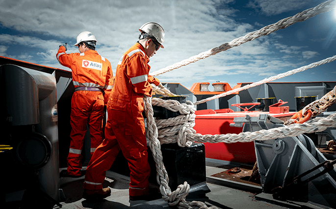 Medewerkers van Atlas Professionals aan het werk