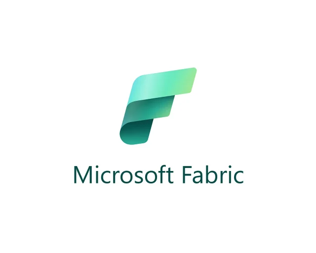 Het logo van Microsoft Fabric